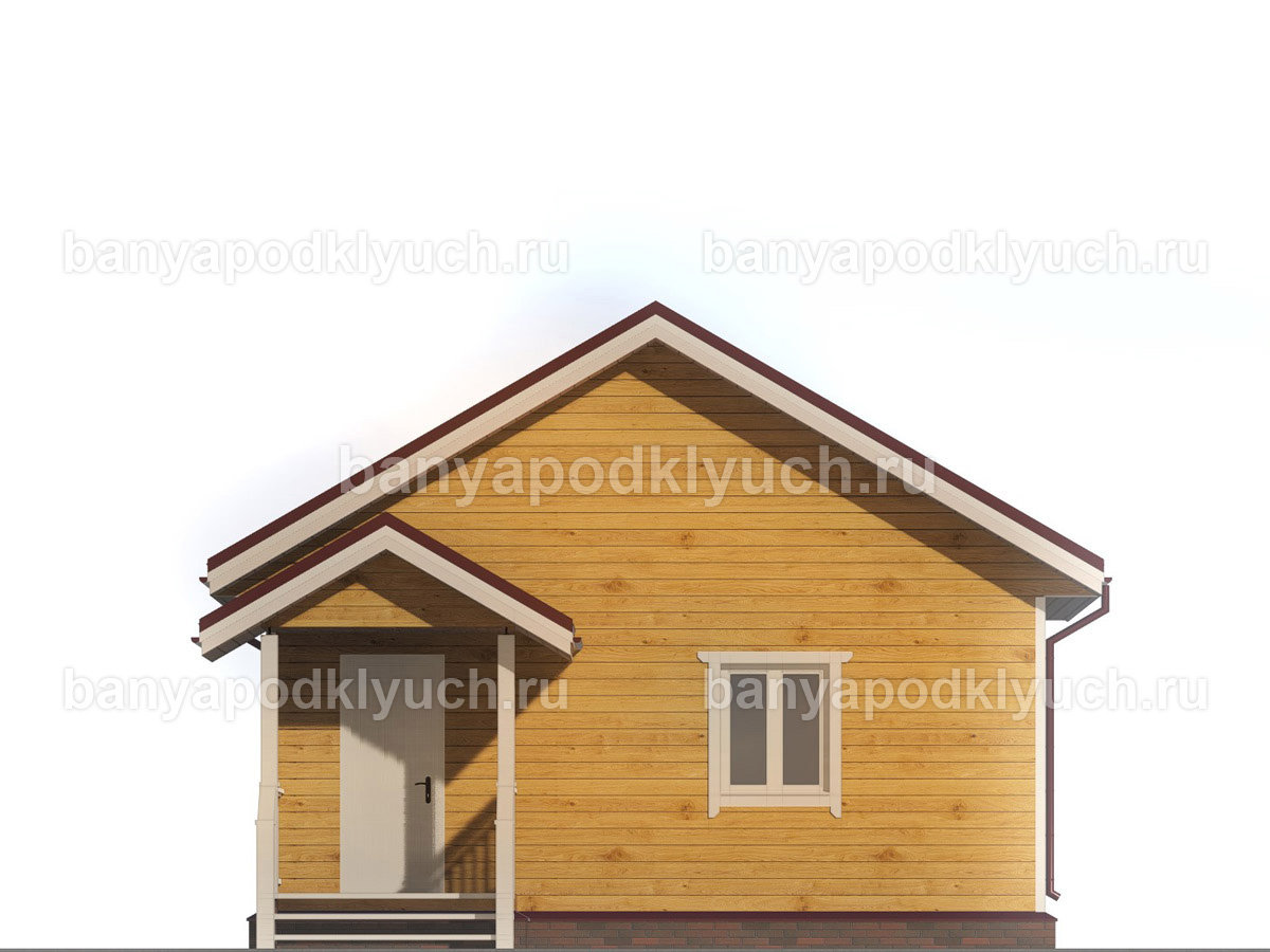 Баня из бруса 7x6 м Баня из бруса 7x6 м