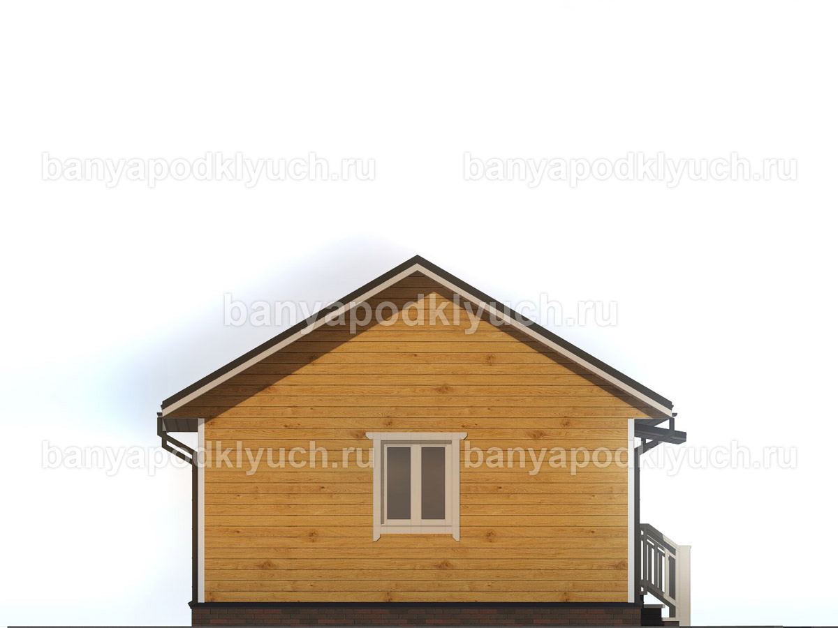 Баня из бруса 6x6 м Баня из бруса 6x6 м