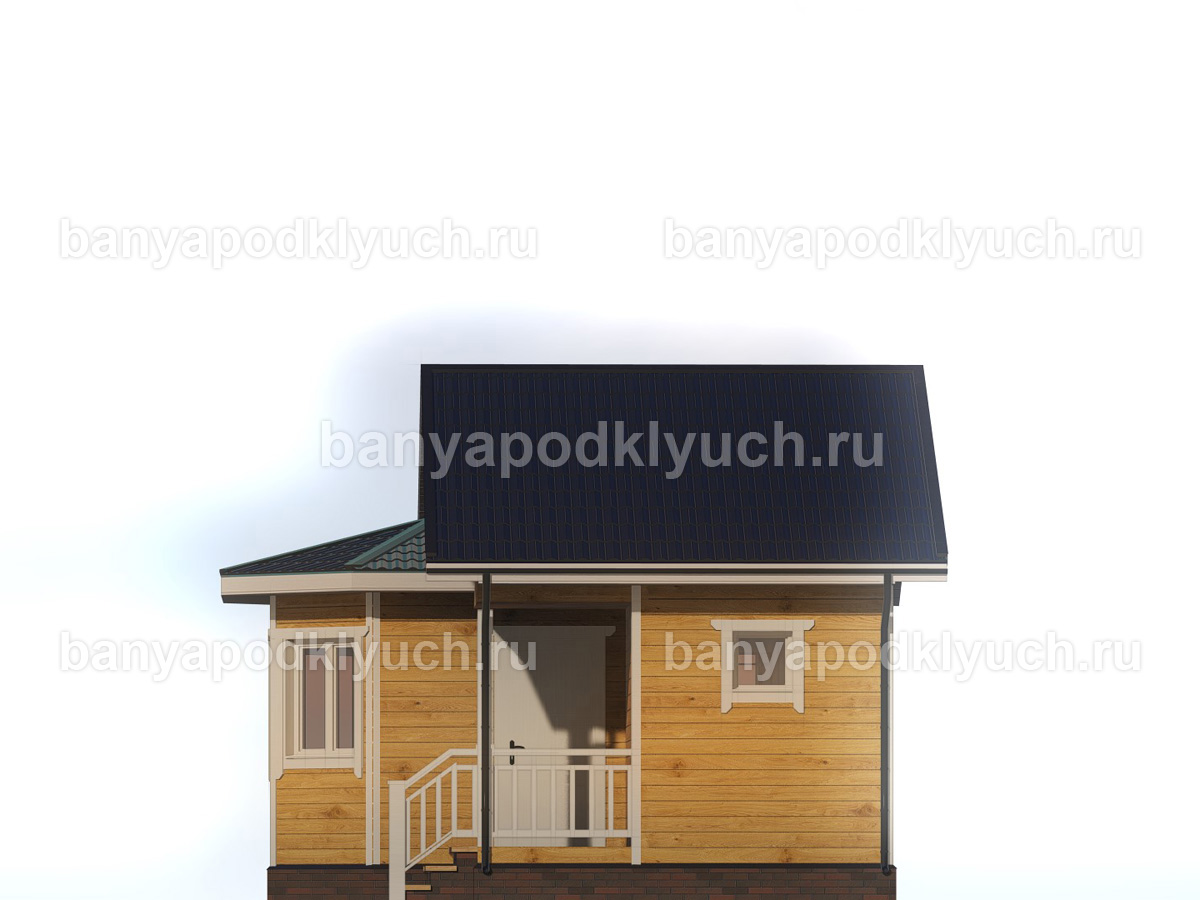 Баня из бруса 6x6 м Баня из бруса 6x6 м