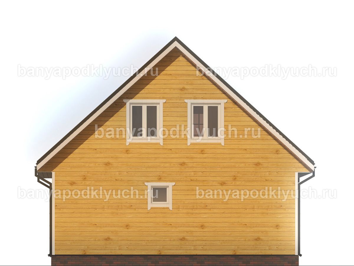 Баня из бруса 8x6 м Баня из бруса 8x6 м