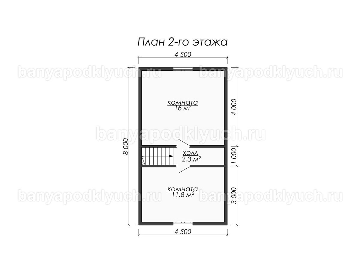 Каркасная баня 8x6 м Каркасная баня 8x6 м