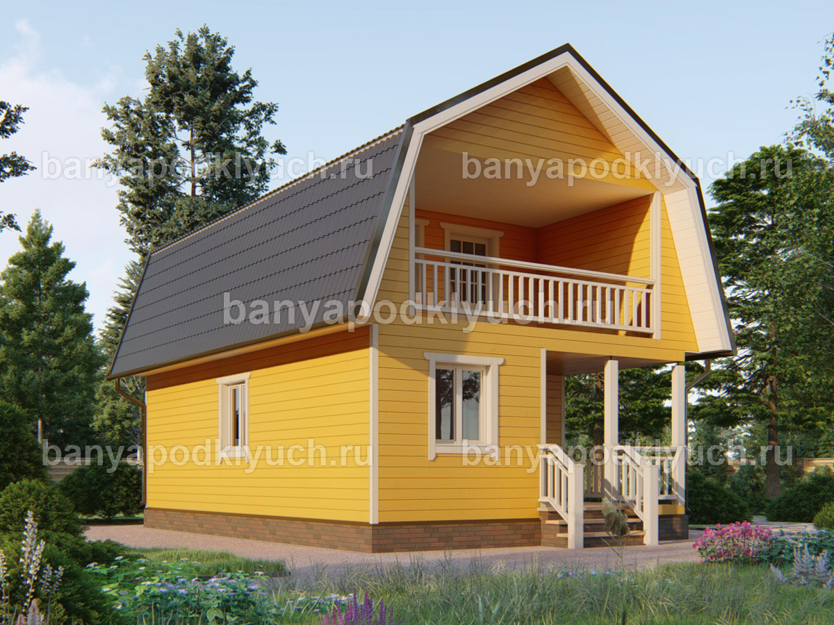 Каркасная баня 9x6 м Каркасная баня 9x6 м